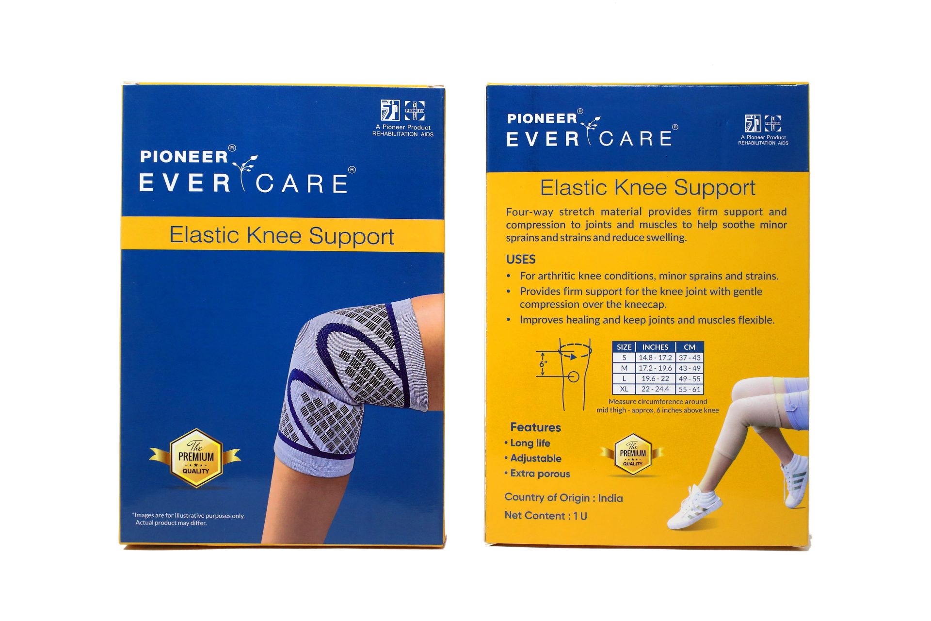 Pioneer Ultra Plus+ Knee Support Cap